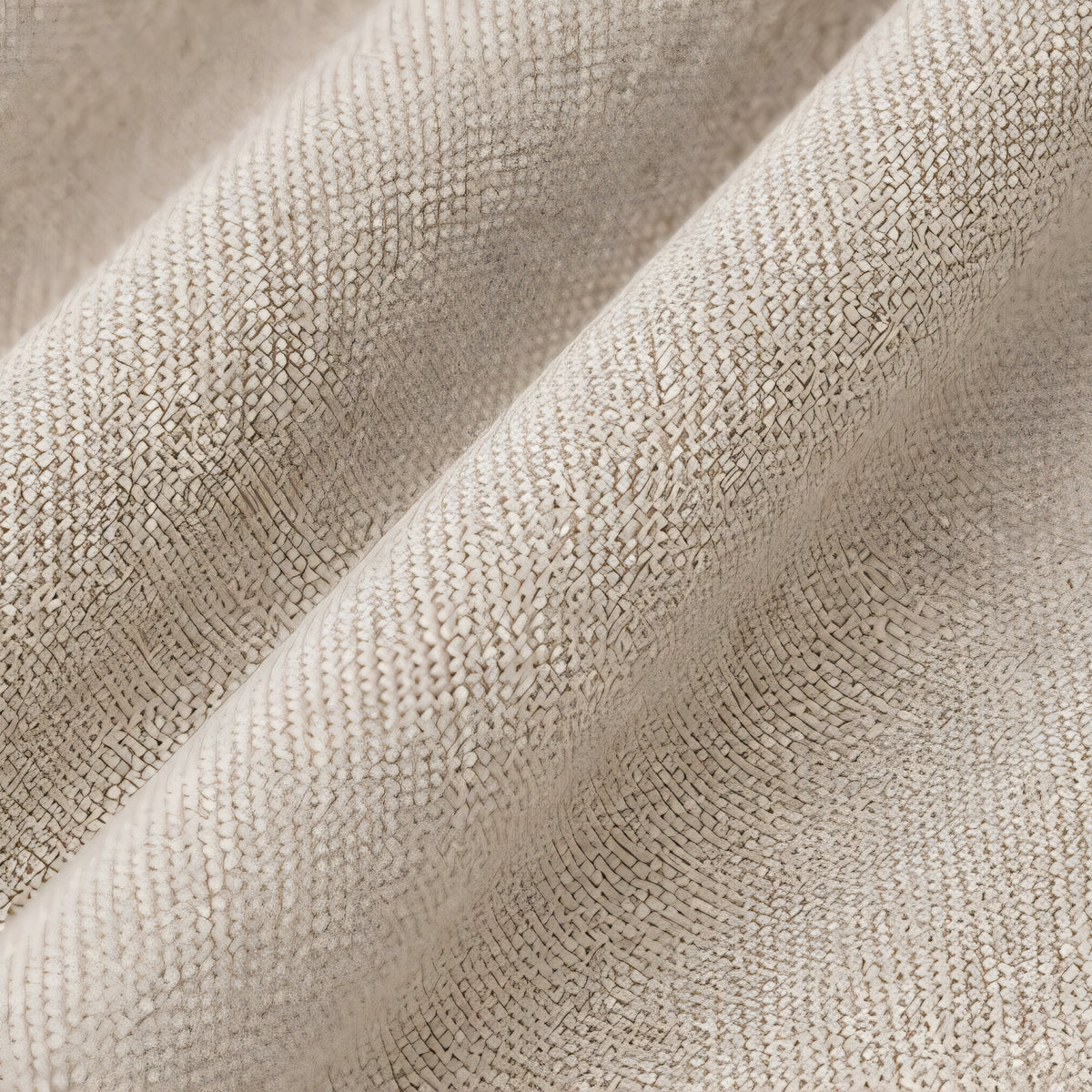 Brushed Pencil Pleat Blackout Thermal Curtains - Champagne - 168cm x 137cm