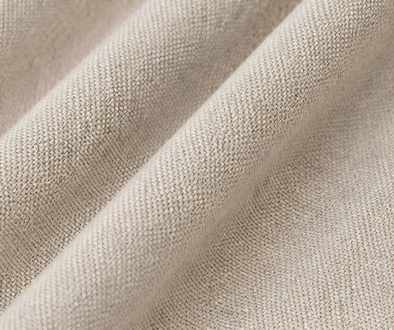 Brushed Pencil Pleat Blackout Thermal Curtains - Champagne - 168cm x 137cm
