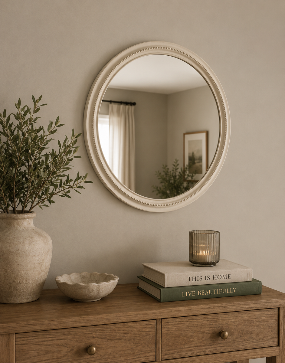 Daphne Round Hanging Wall Mirror
