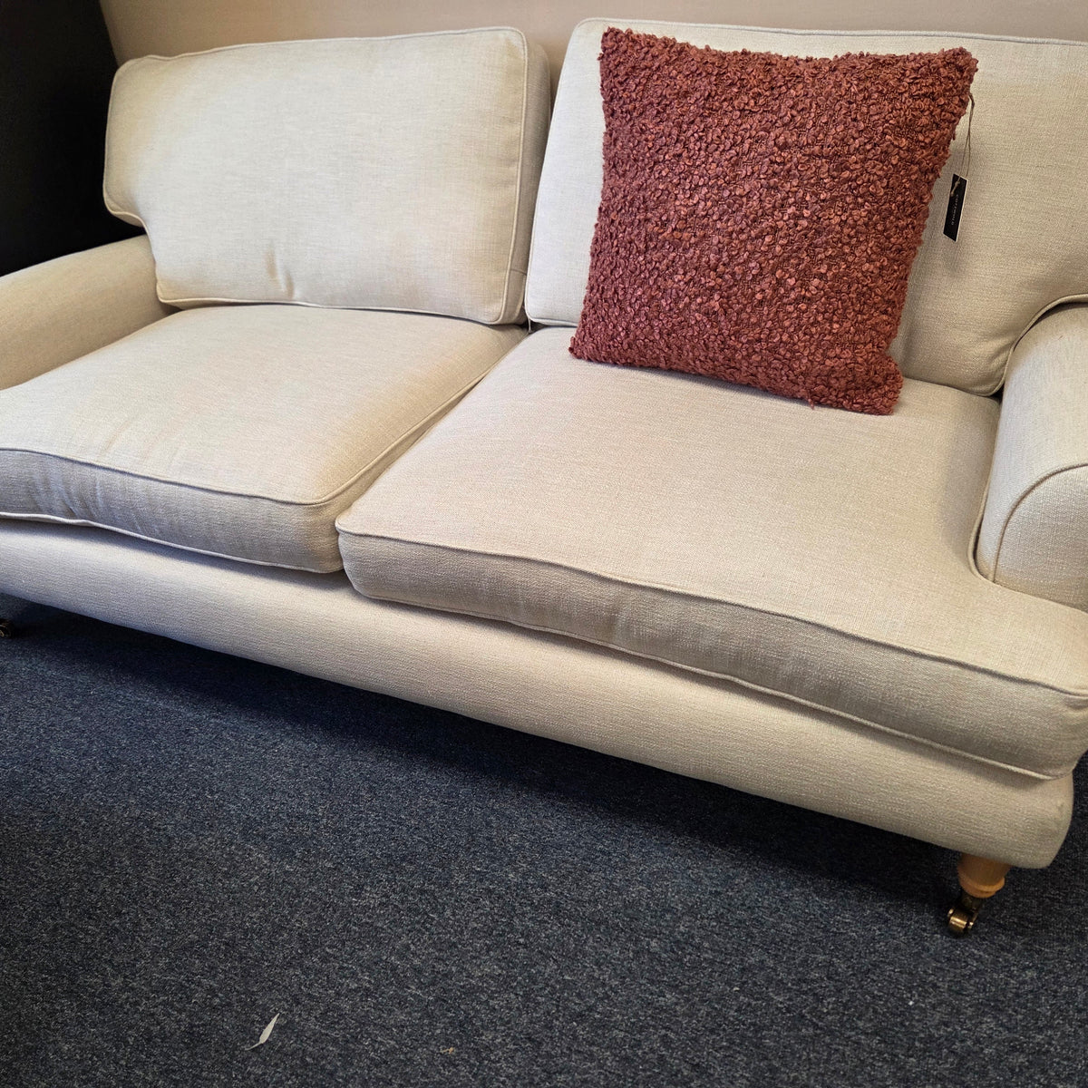 Stewart 3 Seater Sofa - Natural - Rustic Weave