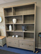 Elkstone Smoked Oak Large Divider Bookcase