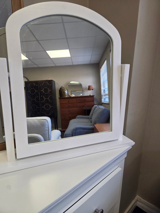 Fairford Soft White Dressing Table Mirror