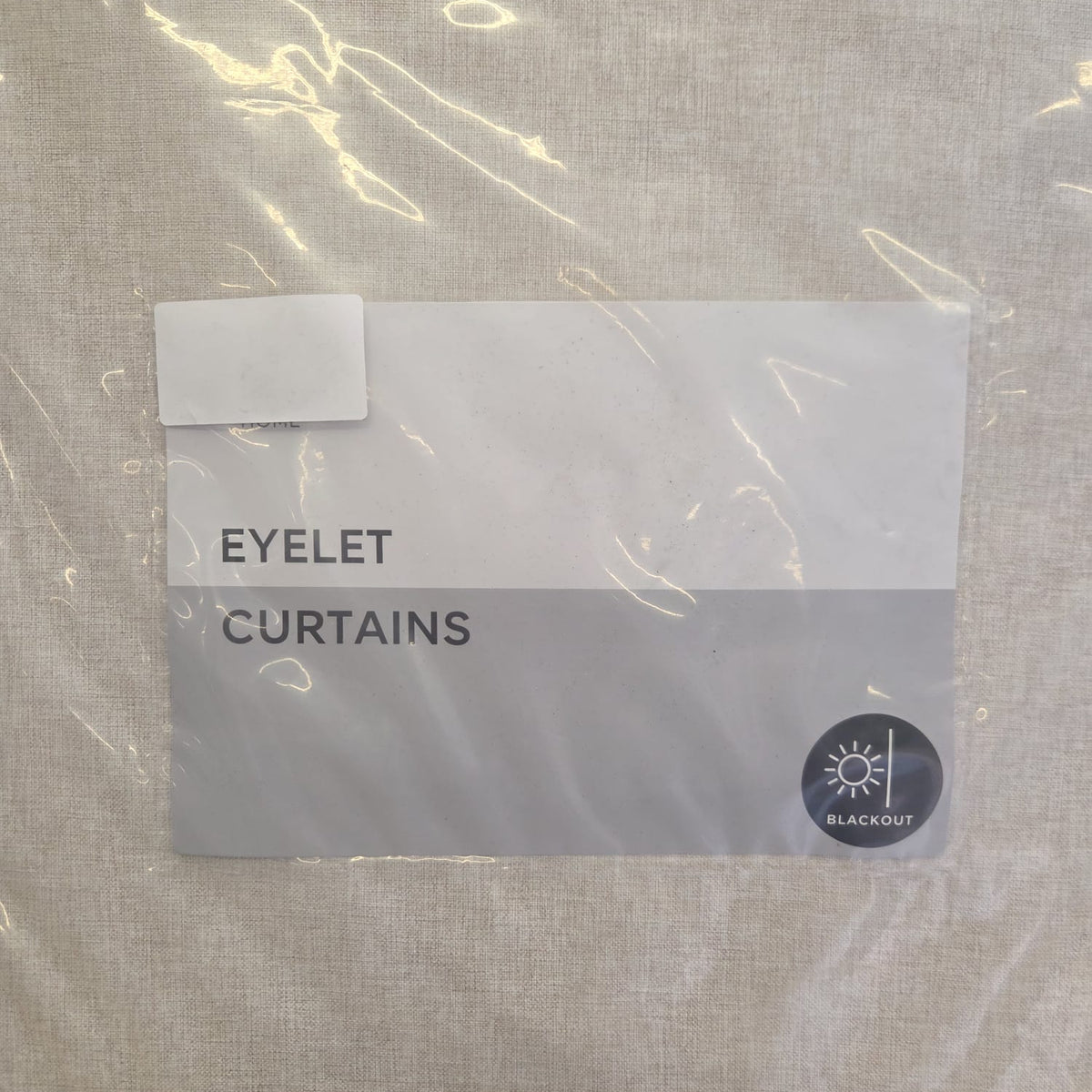 Isabelle Eyelet Blackout Curtains - Champagne - 168cm x 137cm