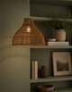 Rattan Bell Large Easy Fit Shade - Brown