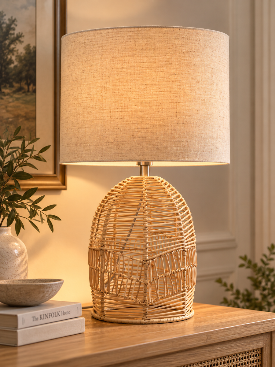 Rattan Table Lamp