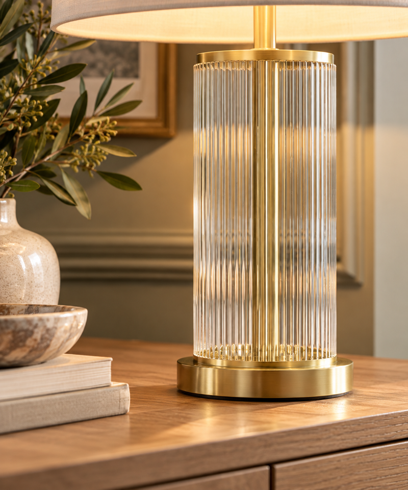 Monroe Table Lamp - Antique Brass