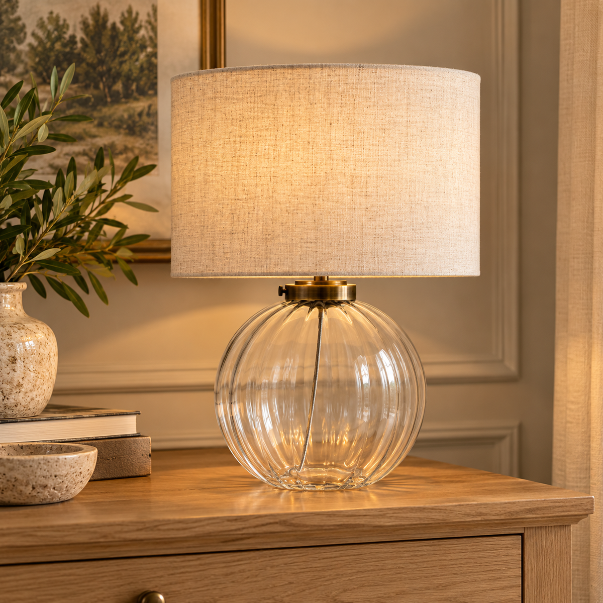 Brompton Table Lamp - Antique Brass