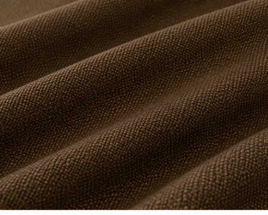 Brushed Eyelet Blackout Thermal Curtains - Chocolate - 218cm x 229cm