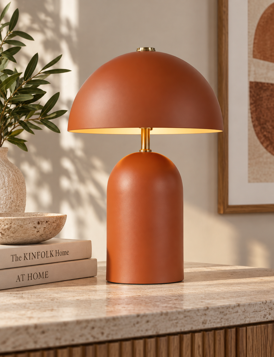 Colby Rechargeable Table Lamp - Burnt Orange