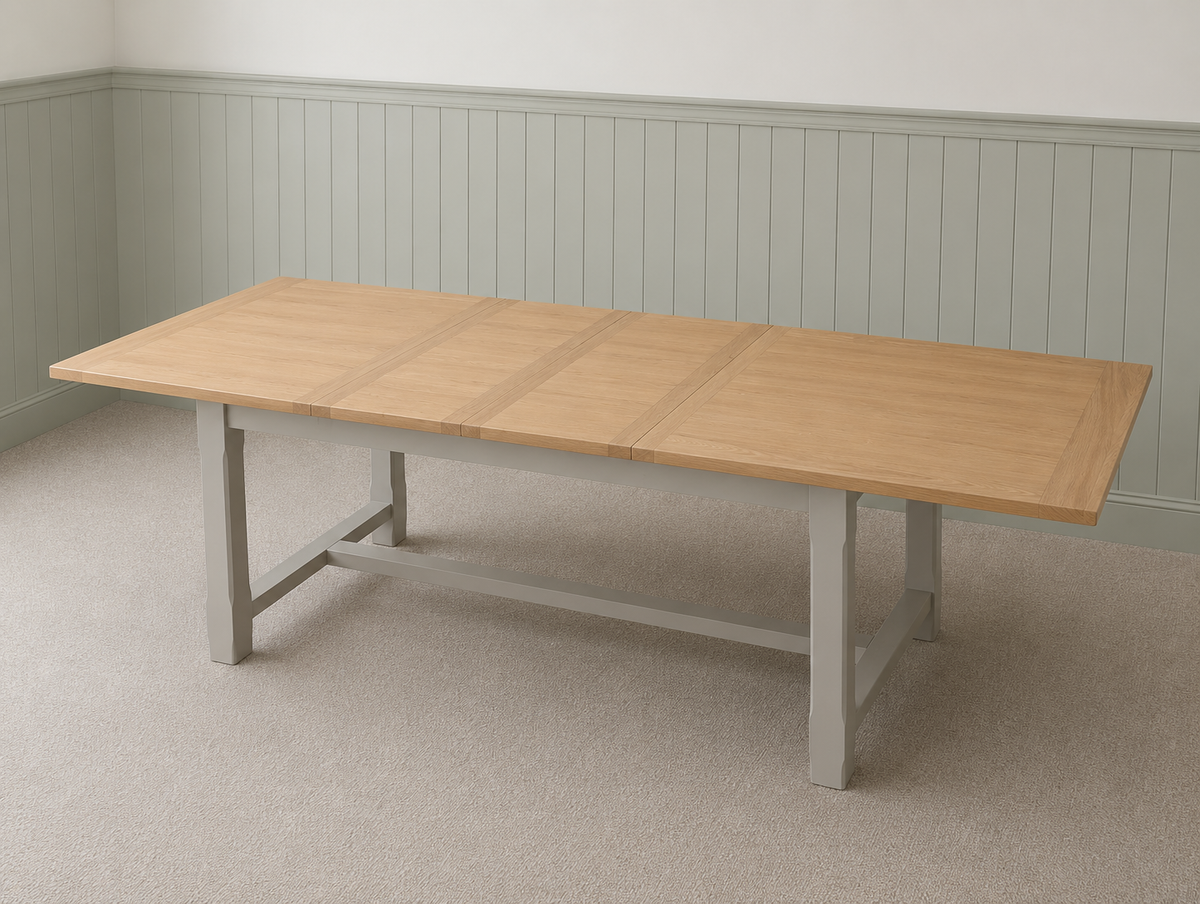 Chester Limestone 6-10 Seater Extending Dining Table