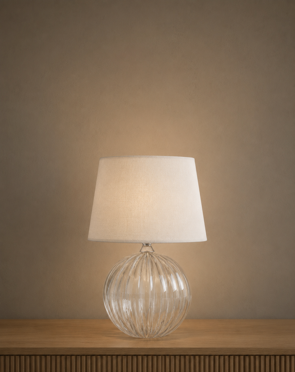 Glass Table Lamp