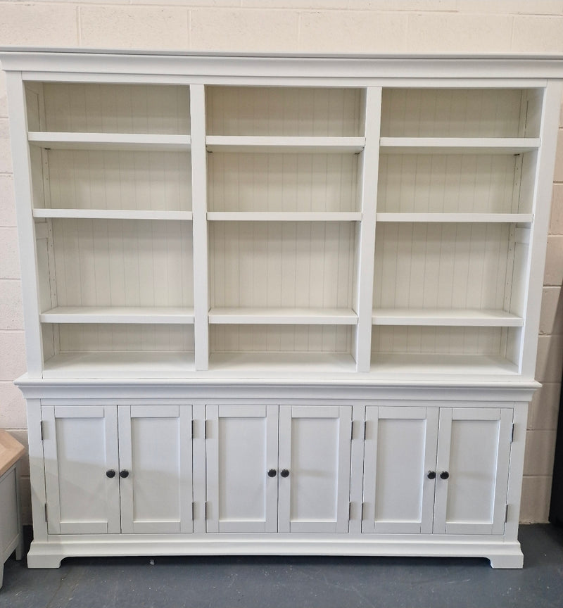Chantilly Warm White Grand Bookcase