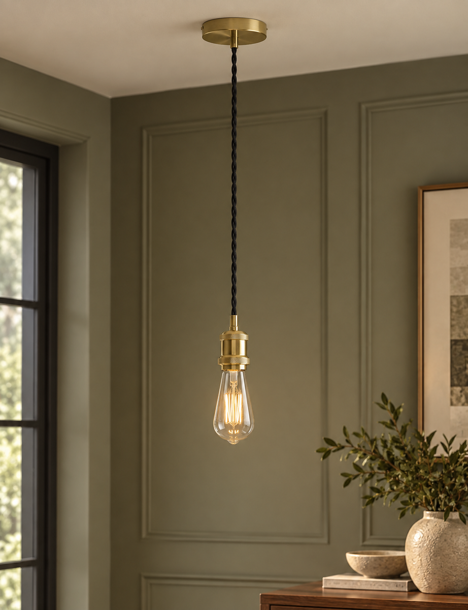 Lighting Cable Kit - Antique Brass