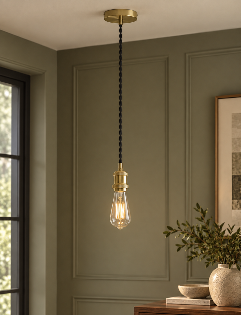 Lighting Cable Kit - Antique Brass