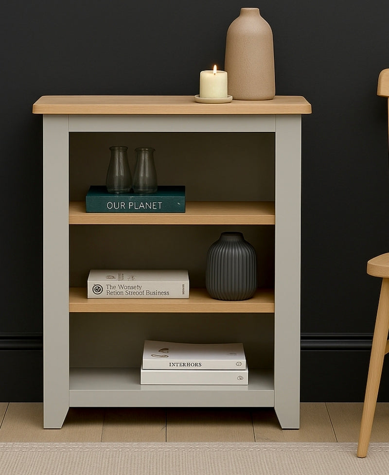Chester Dove Grey Small Bookcase