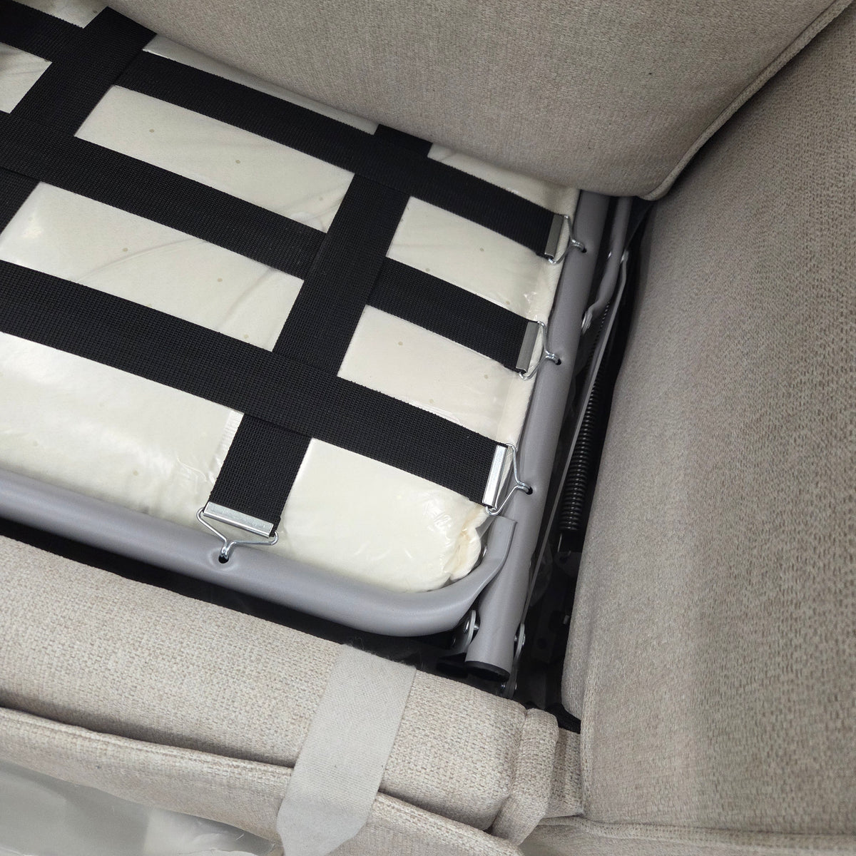 Hurley - Sofa Bed Large 2 Seater - Natural - Aquaclean Oxford