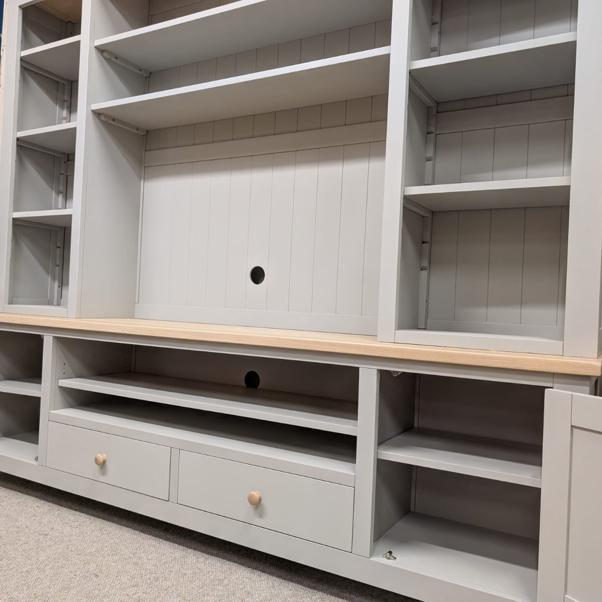 Chester Dove Grey TV and Media Storage Unit