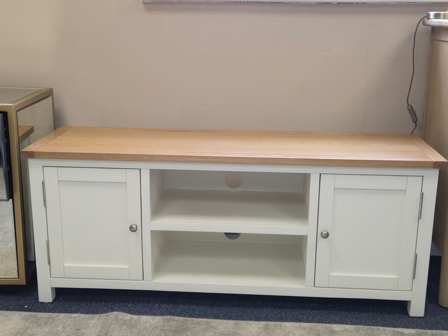 Simply Cotswold Classic Cream TV Stand up to 50"