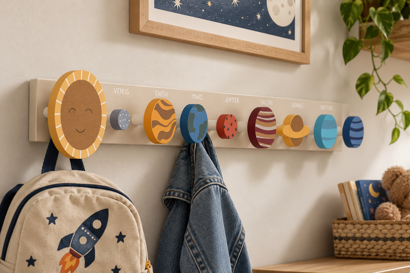 Kids Coat Rack Space