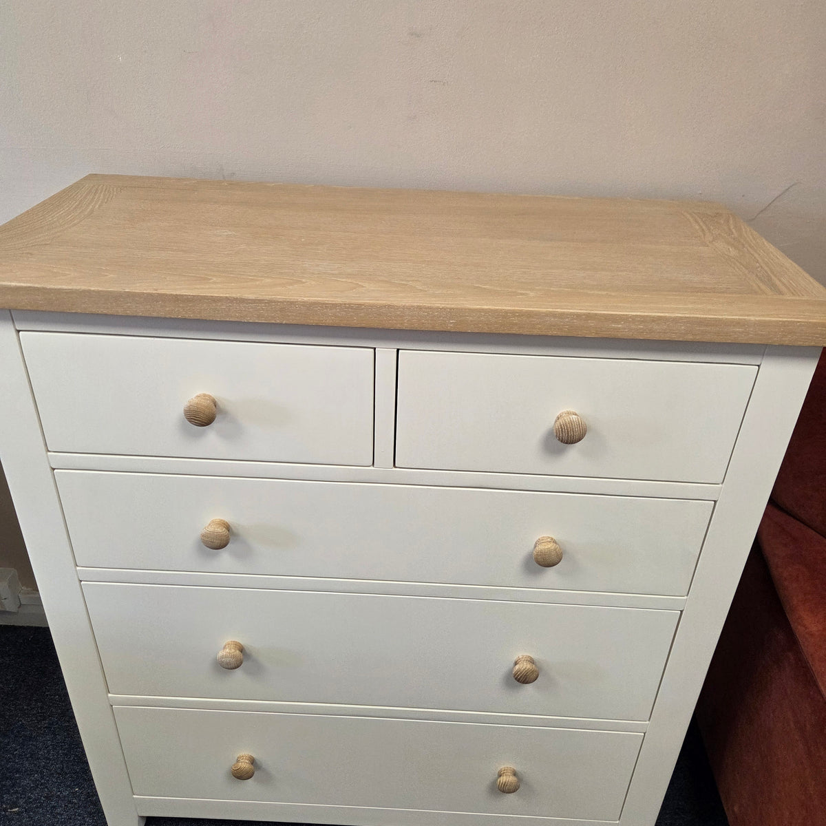 Chester Classic Cream 5 Drawer Chest