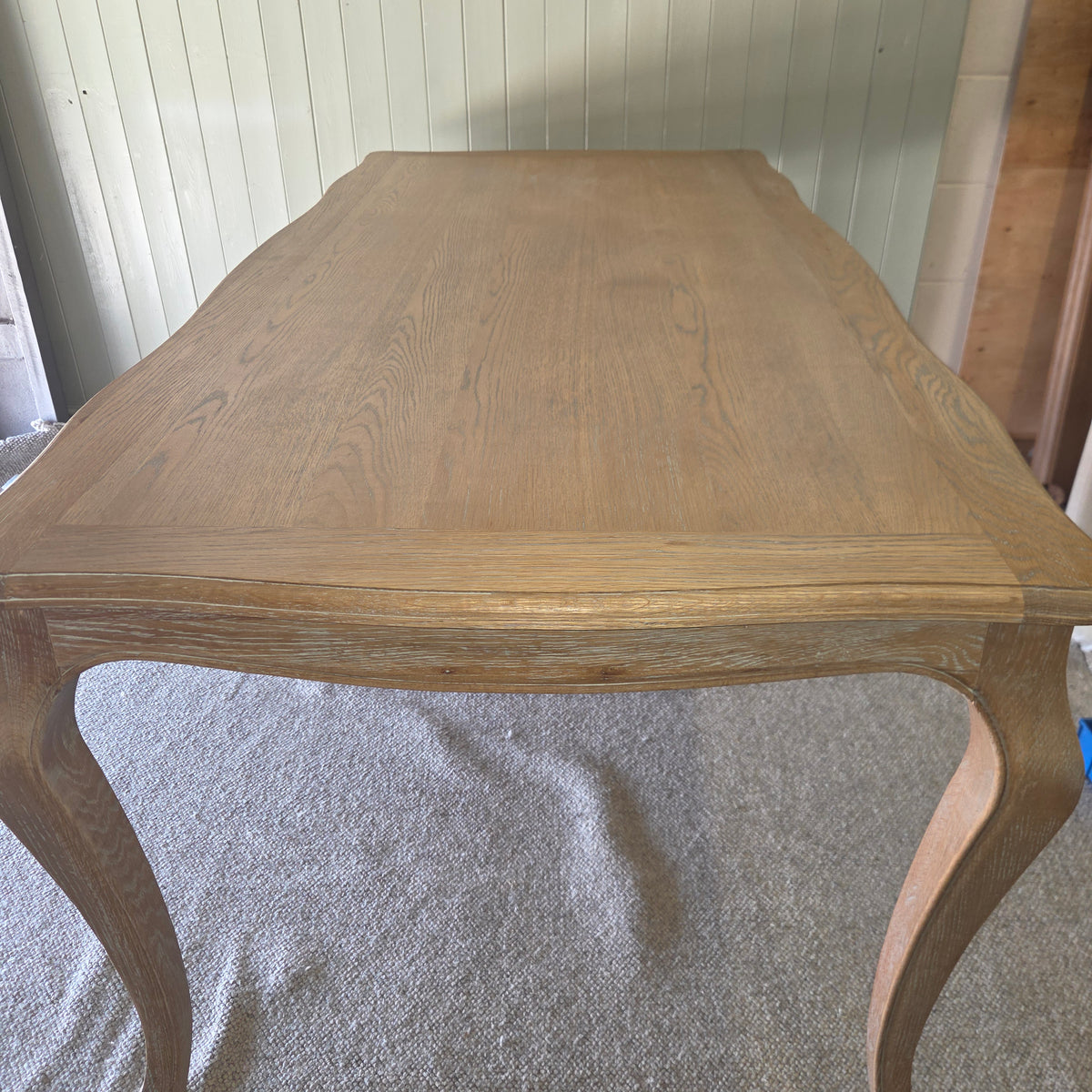 Camille Limewash Oak 6 Seater Dining Table