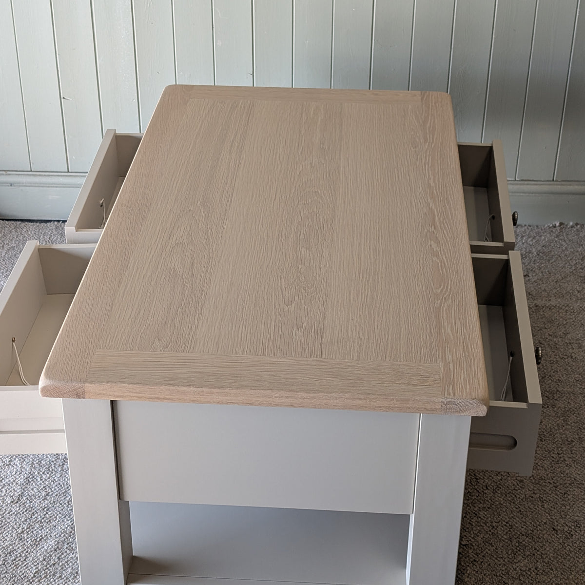 Chester Limestone Coffee Table with Drawers