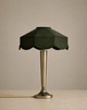 Deco Velvet Scallop Shade Table Lamp