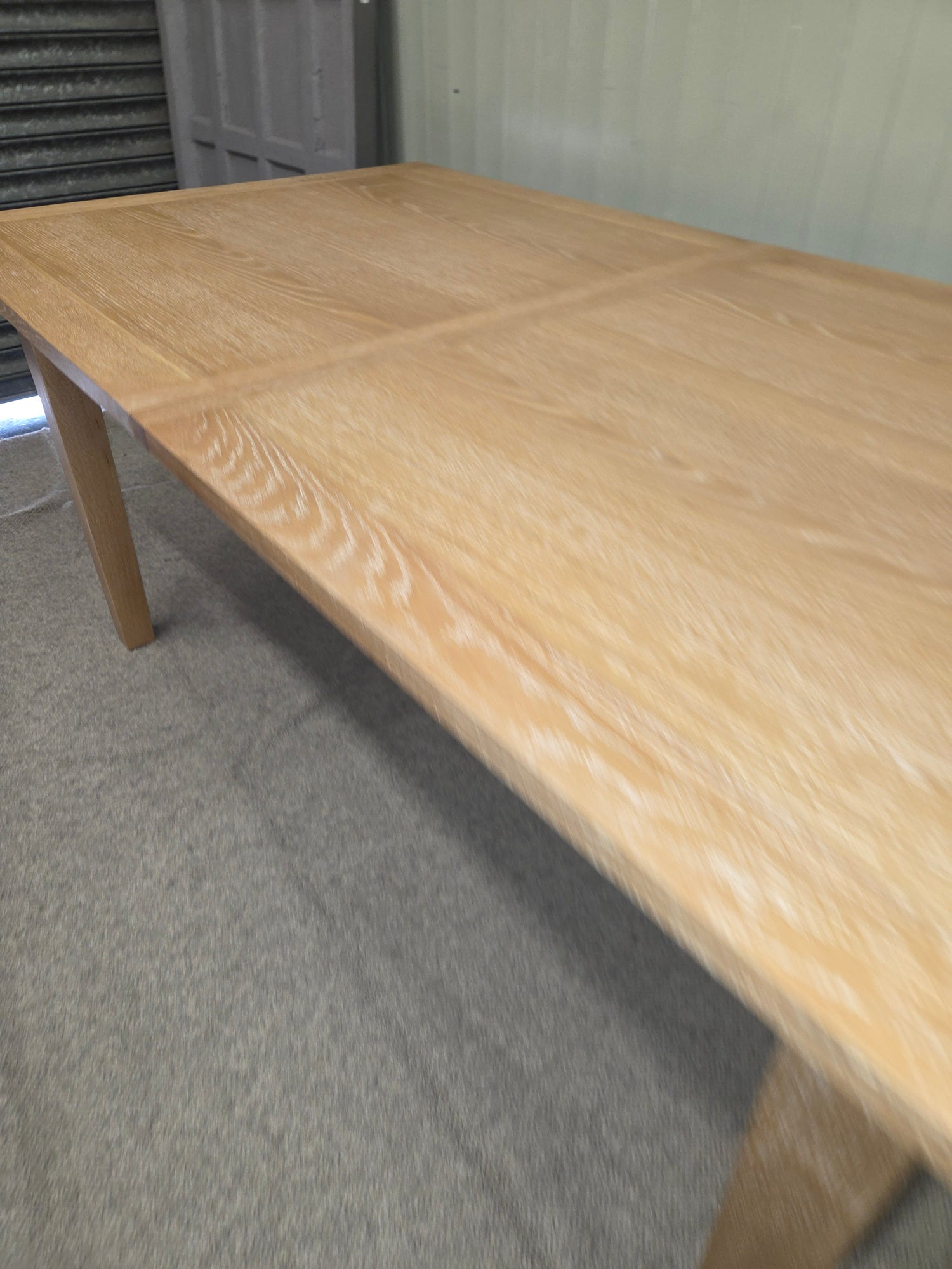 Inglesham Whitewash Oak 6-10 Seater Extending Dining Table