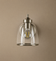 Core Glass Wall Light - Silver