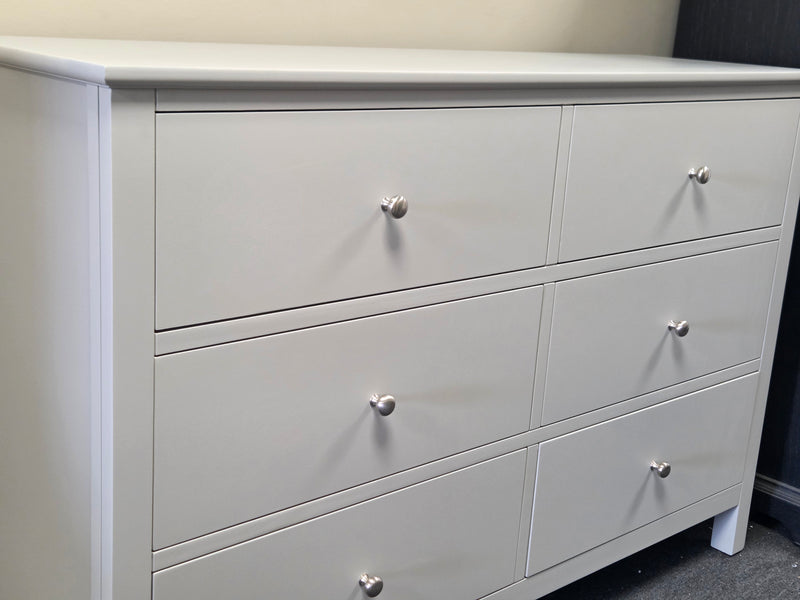 Simply Cotswold Pebble Grey 6 Drawer Chest