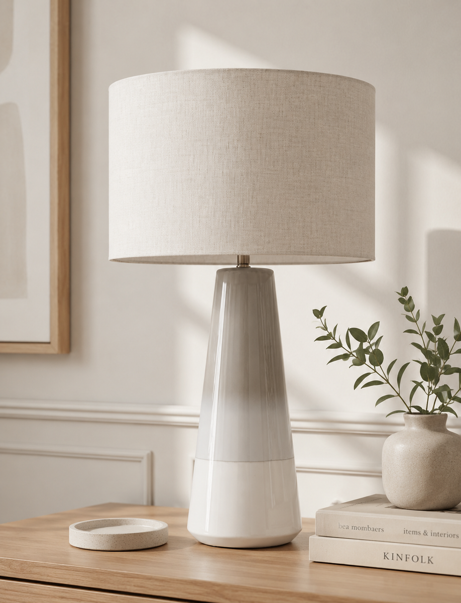 Orla Ceramic Table Lamp - Blue Mix