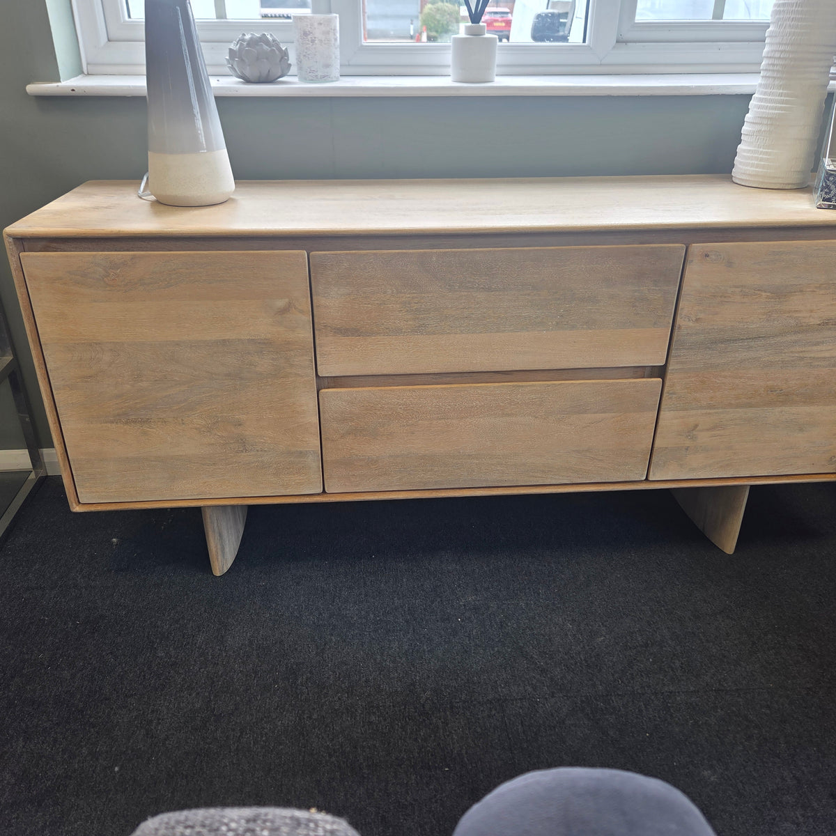 Anton Solid Wood Sideboard (160 cm)