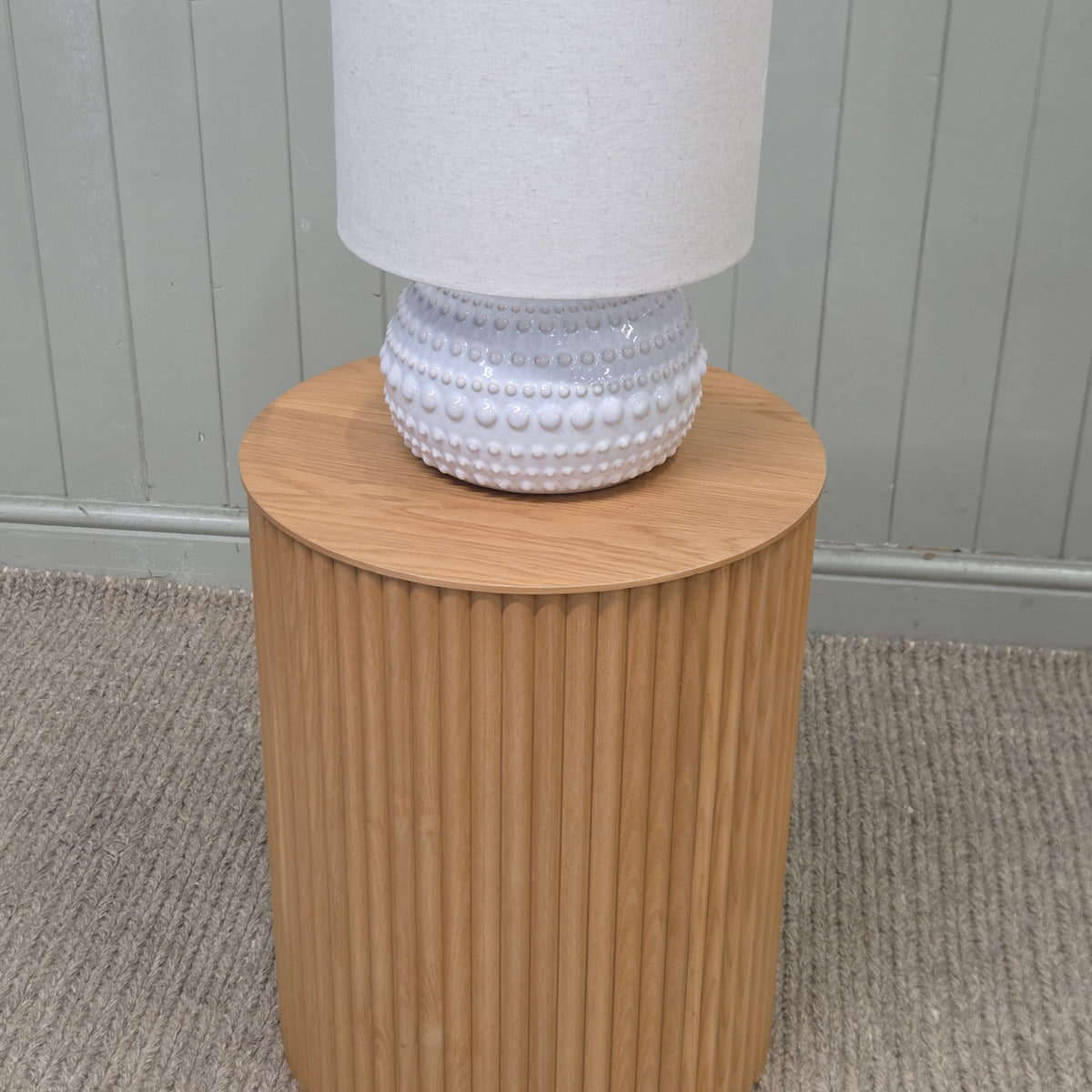Fluted Side Table