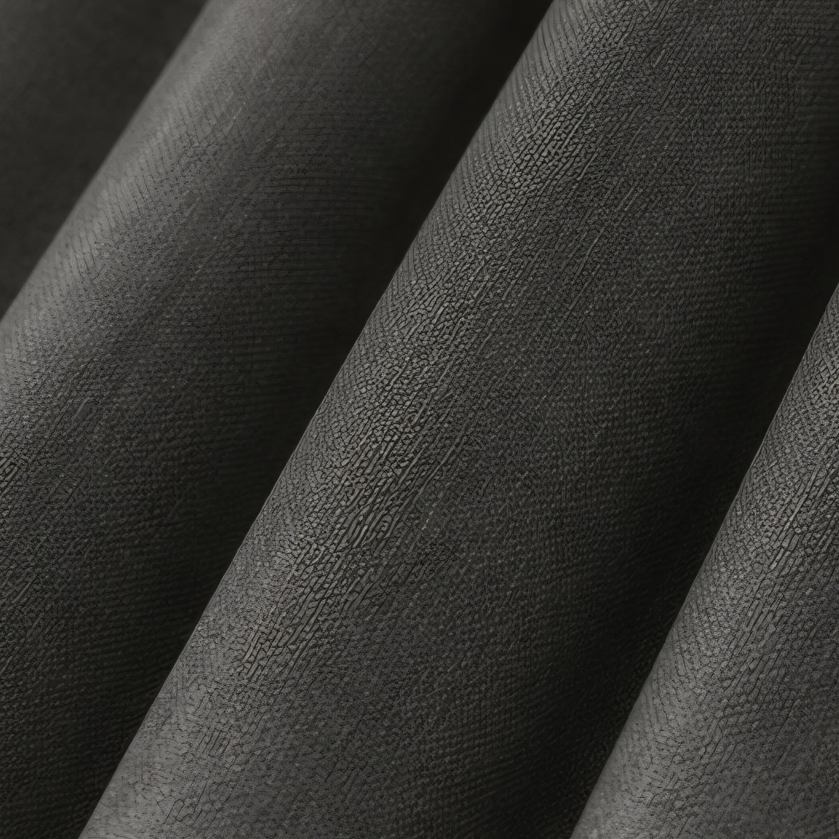 Brushed Eyelet Blackout Thermal Curtains - Charcoal Mix - 218cm x 137cm
