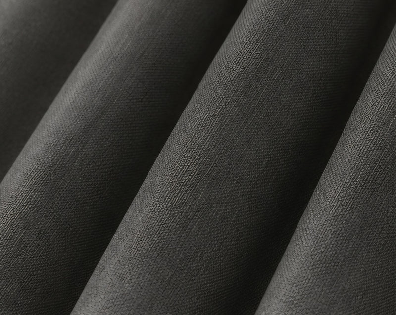 Brushed Eyelet Blackout Thermal Curtains - Charcoal Mix - 218cm x 137cm