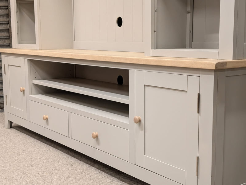 Chester Dove Grey TV and Media Storage Unit