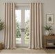 Brushed Eyelet Blackout Ultra Thermal Curtains - Champagne - 218cm x 229cm