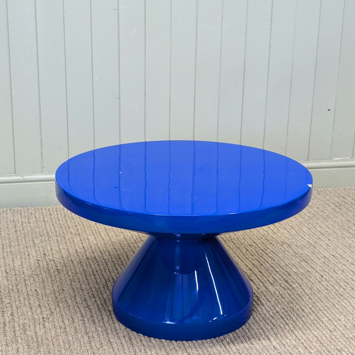 Round Coffee Table - Royal Blue