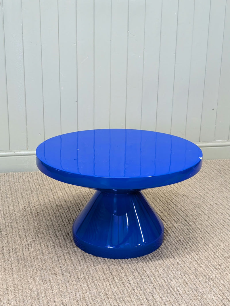 Round Coffee Table - Royal Blue