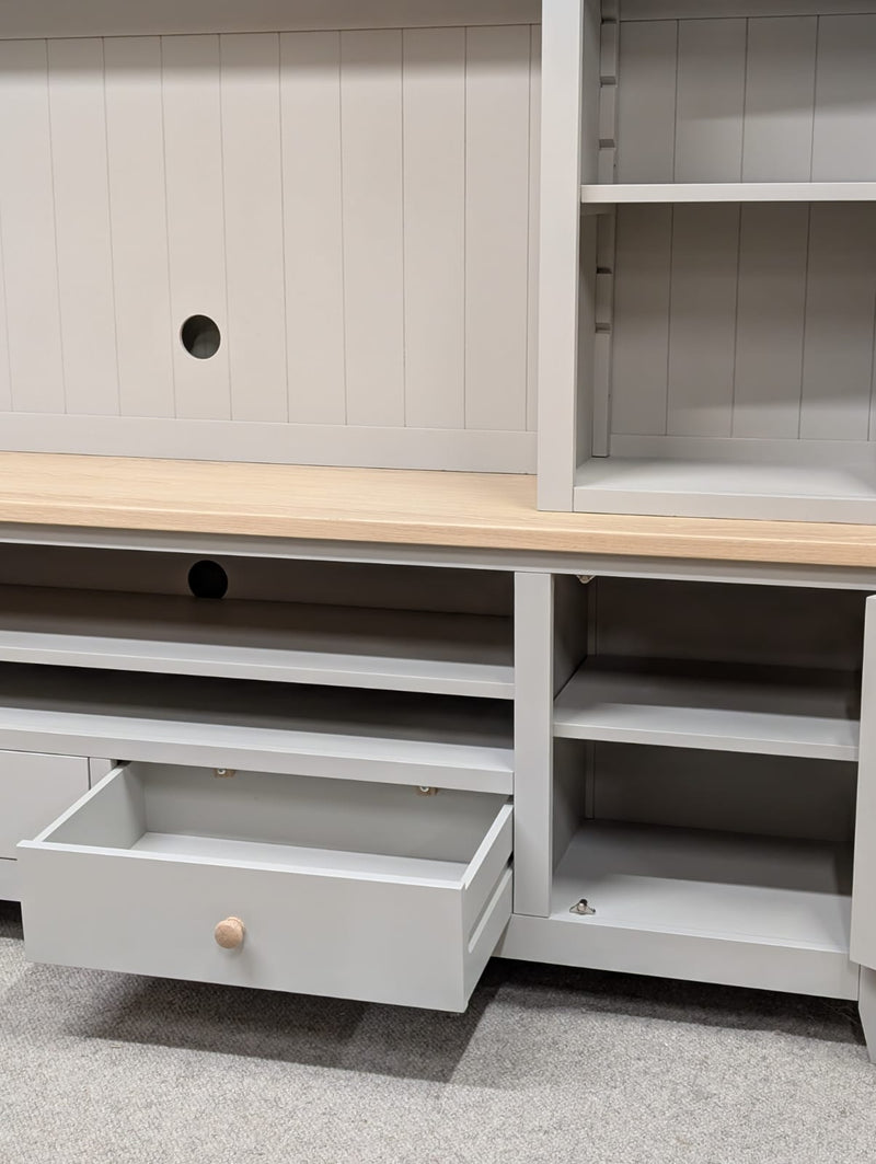 Chester Dove Grey TV and Media Storage Unit