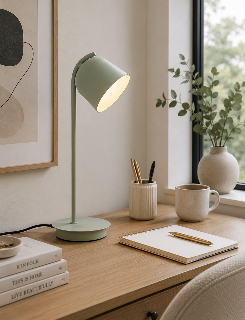 Finn Table Lamp- Sage Green