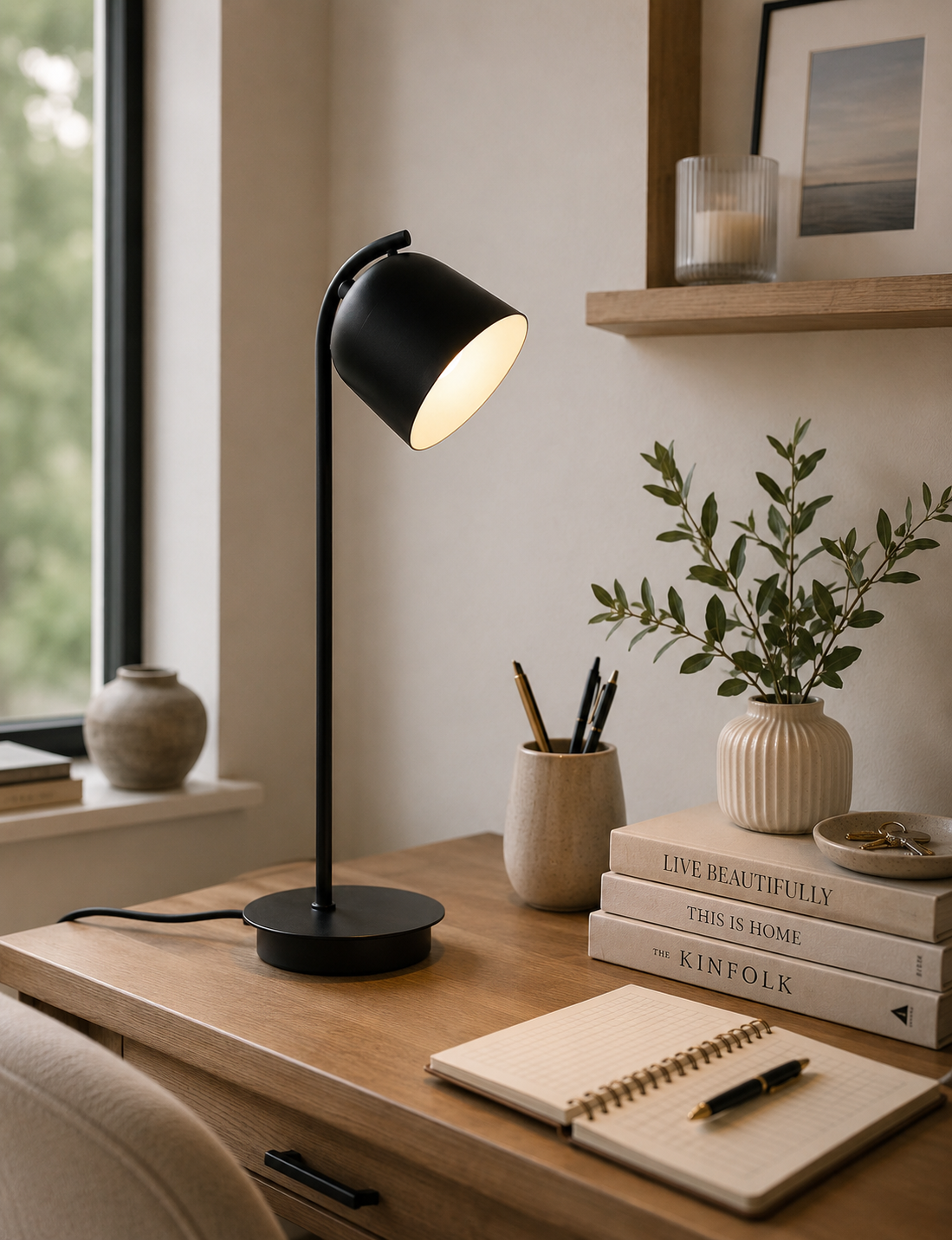 Finn Table Lamp- Black