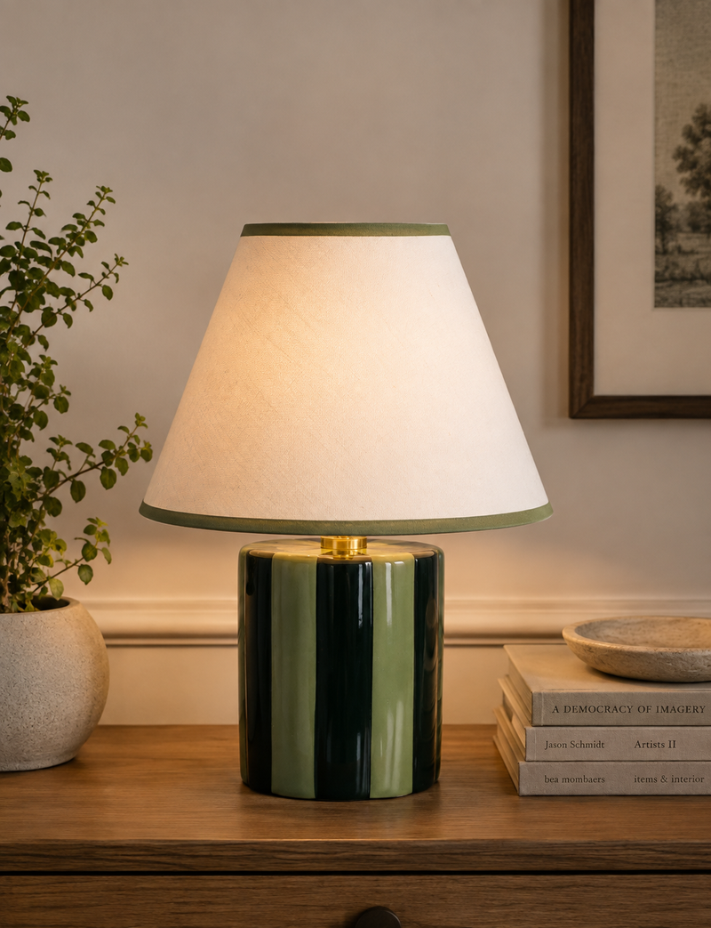 Lola Table Lamp- Green