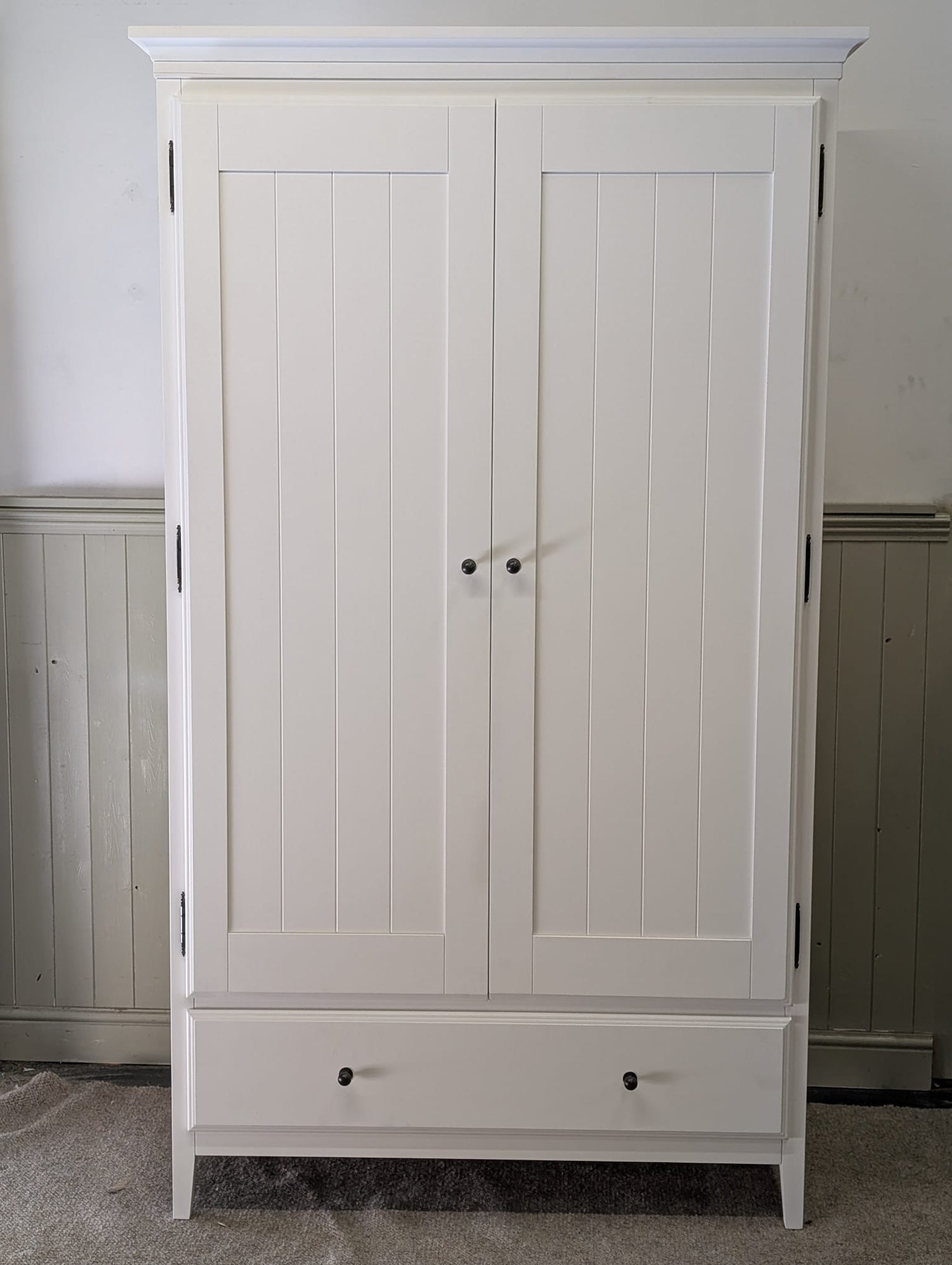 Winstone Pure White Double Wardrobe