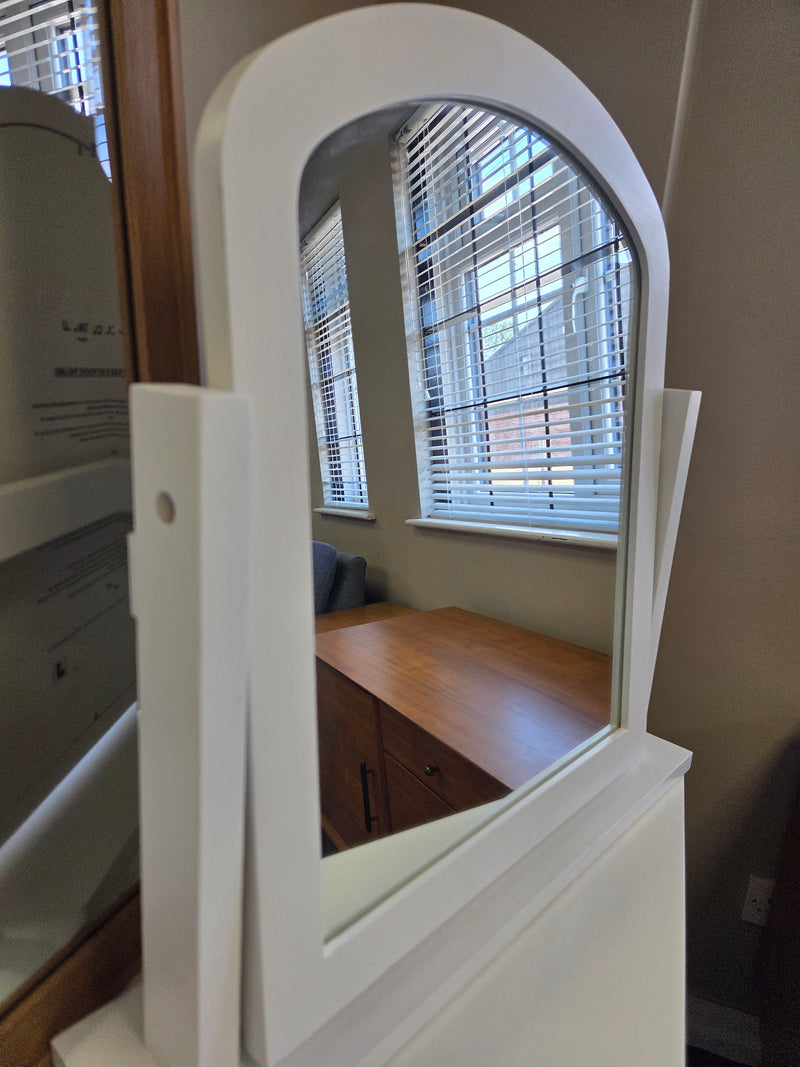 Fairford Soft White Dressing Table Mirror