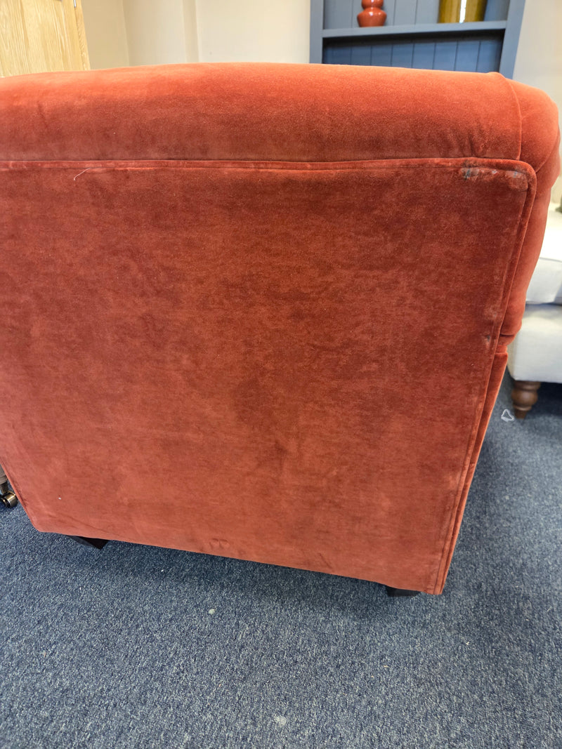 Ashbee Armchair- Brick- Matt Velvet