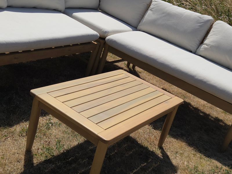 Frampton Wooden Corner Sofa Lounge Set