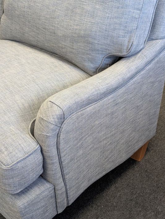 Morris - 3 Seater Sofa - Indigo - Rustic Weave