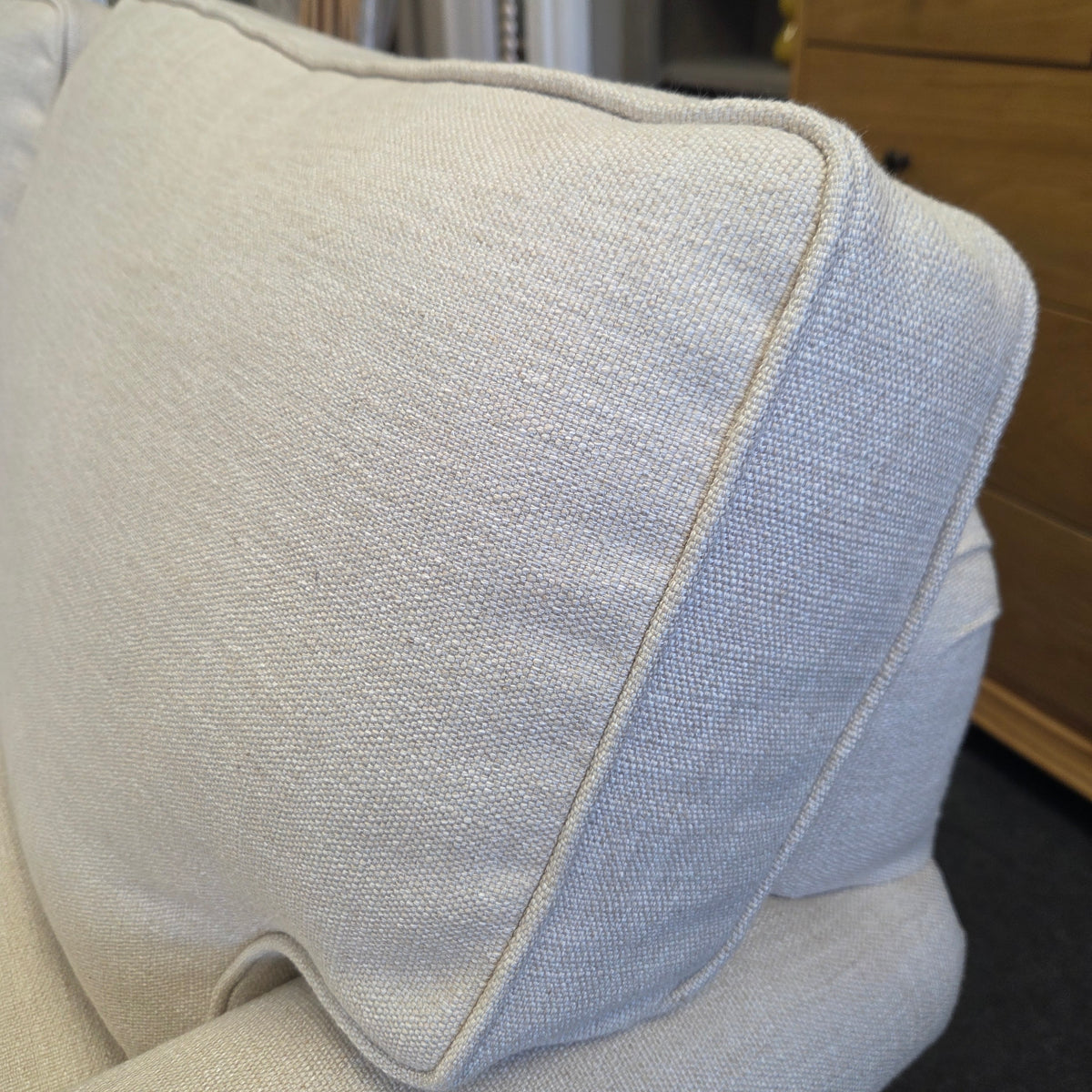 Stewart Large 2 Seater Sofa - Natural - Rustic Weave