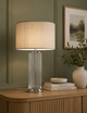 Monroe Table Lamp - Silver Mix